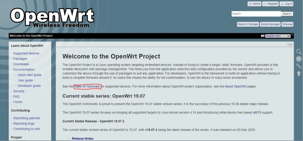 下载合适的OpenWrt固件-1