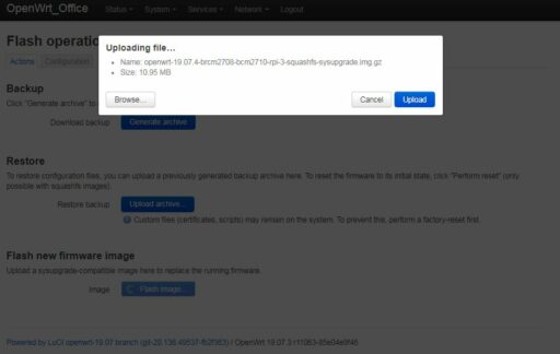 OpenWrt系统设定（3）- 系统设定备份及固件升级-4