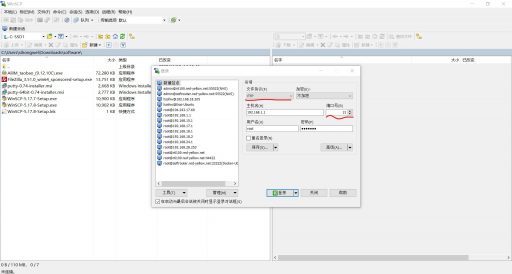 ftp的winscp登录界面