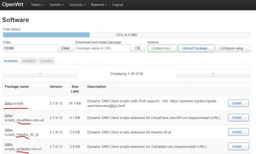 OpenWrt系统下的动态域名解析应用DDNS 15