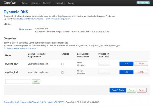 OpenWrt系统下的动态域名解析应用DDNS 12