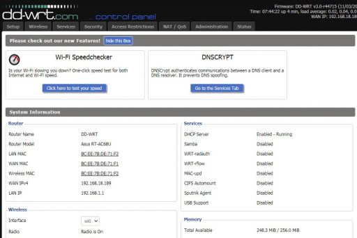 RT-AC68U刷OpenWrt或DD-WRT-7