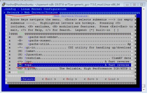 OpenWrt应用程序自编译（2）-Frp-2