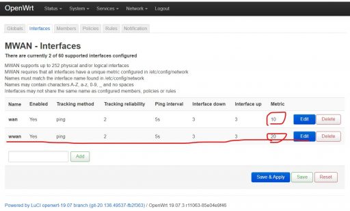 OpenWrt的负载均衡及多线多拨控制应用mwan3-5