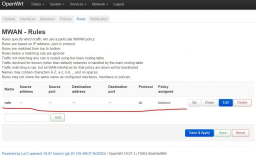 OpenWrt的负载均衡及多线多拨控制应用mwan3-9